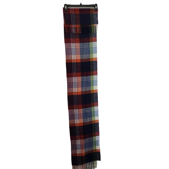 Cashmere Scarf Plaid Soft Made in Scotland Unisex - Picture 3 of 8